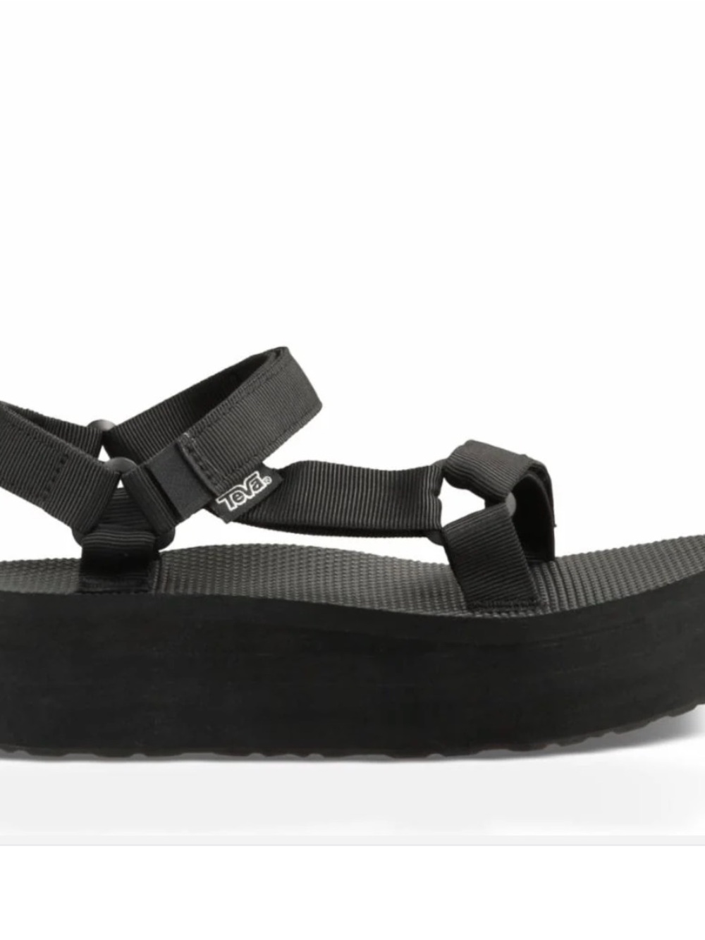 Teva Women’s Black Platform Strap Sandal